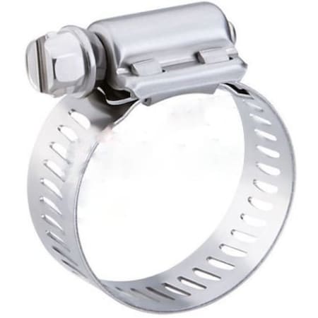 2.5 In. Stainless Steel Round Silver Hose Clamp